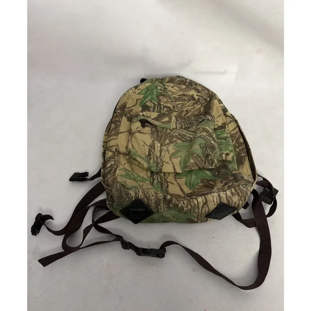 Vintage 90's Remington real tree camo hunting back pack